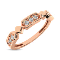 Thumbnail for 14K Rose Gold 1/6 Ct.Tw. Diamond Stackable Band
