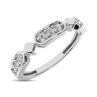 Thumbnail for 14K White Gold 1/6 Ct.Tw. Diamond Stackable Band