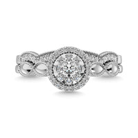 Thumbnail for Diamond 1/2 Ct.Tw. Bridal Ring in 14K White Gold