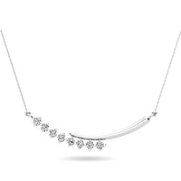 Thumbnail for 14K White Gold 1/4 Ct.Tw. Diamond Fashion Necklace