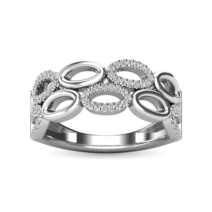 Diamond 1/4 Ct.Tw. Fashion Band in 10K White Gold