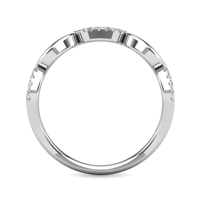 Diamond 1/4 Ct.Tw. Fashion Band in 10K White Gold