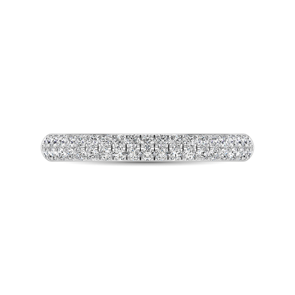 Diamond 1/3 Ct.Tw. Pave Band in 14K White Gold
