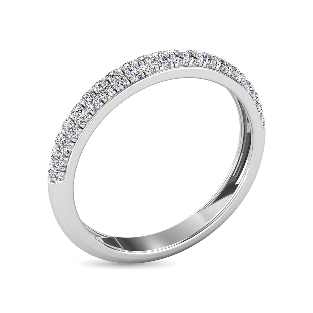 Diamond 1/3 Ct.Tw. Pave Band in 14K White Gold