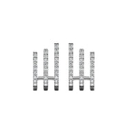 Thumbnail for 14K White Gold 1/4 Ct.Tw. Diamond Fashion Earrings