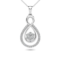 Thumbnail for Diamond 1/3 Ct.Tw. Fashion Pendant in 14K White Gold