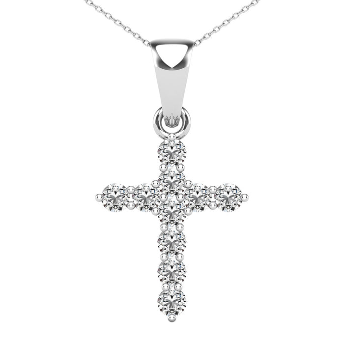 Diamond 1/6 Ct.Tw Cross Pendant