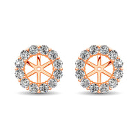 Thumbnail for 14K Rose Gold Diamond 1/3 Ct.Tw. Earrings Jacket