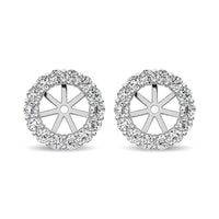 Thumbnail for 14K White Gold Diamond 2/5 Ct.Tw. Earrings Jacket