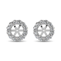 Thumbnail for 14K White Gold Diamond 5/8 Ct.Tw. Earrings Jacket
