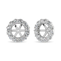 Thumbnail for 14K White Gold Diamond 3/4 Ct.Tw. Earrings Jacket