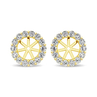 Thumbnail for 14K Yellow Gold Diamond 1/4 Ct.Tw. Earrings Jacket