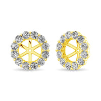 Thumbnail for 14K Yellow Gold Diamond 1/3 Ct.Tw. Earrings Jacket
