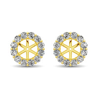 Thumbnail for 14K Yellow Gold Diamond 2/5 Ct.Tw. Earrings Jacket