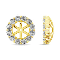 Thumbnail for 14K Yellow Gold Diamond 2/5 Ct.Tw. Earrings Jacket
