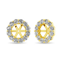 Thumbnail for 14K Yellow Gold Diamond 1/2 Ct.Tw. Earrings Jacket
