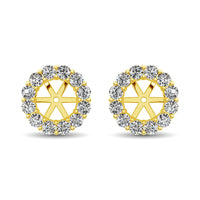 Thumbnail for 14K Yellow Gold Diamond 1/2 Ct.Tw. Earrings Jacket