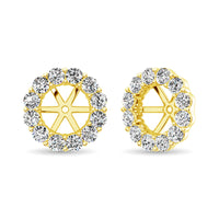 Thumbnail for 14K Yellow Gold Diamond 3/4 Ct.Tw. Earrings Jacket