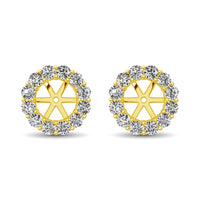 Thumbnail for 14K Yellow Gold Diamond 3/4 Ct.Tw. Earrings Jacket