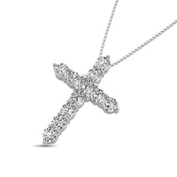 Thumbnail for Diamond 1 1/8 Ct.Tw. Cross Pendant in 14K White Gold