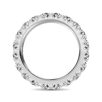 Thumbnail for 14K White Gold Diamond 3 Ct.Tw. 9 Stone Anniversary Band
