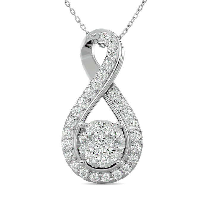 Diamond 1/2 ct tw Fashion Pendant in 14K White Gold