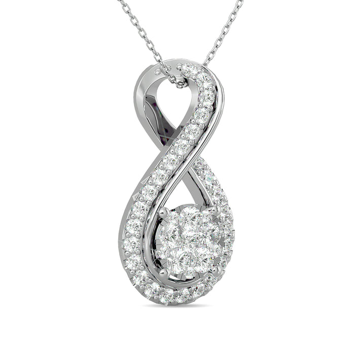 Diamond 1/2 ct tw Fashion Pendant in 14K White Gold