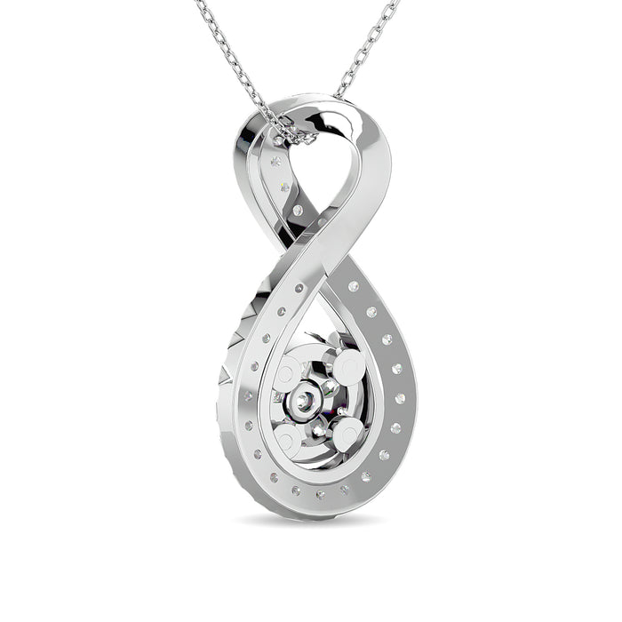 Diamond 1/2 ct tw Fashion Pendant in 14K White Gold