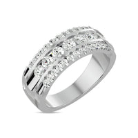 Thumbnail for Diamond 1 ct tw Machine Band in 14K White Gold