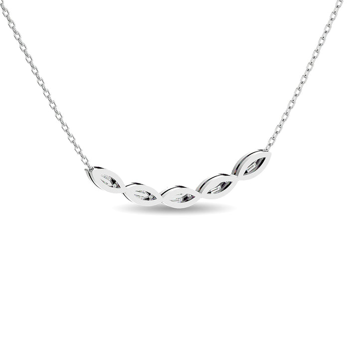Diamond 1/2 ct tw Fashion Necklace in 14K White Gold