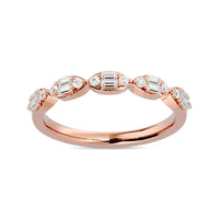 Thumbnail for Diamond 1/4 Ct.Tw. Stack Band in 14K White Gold