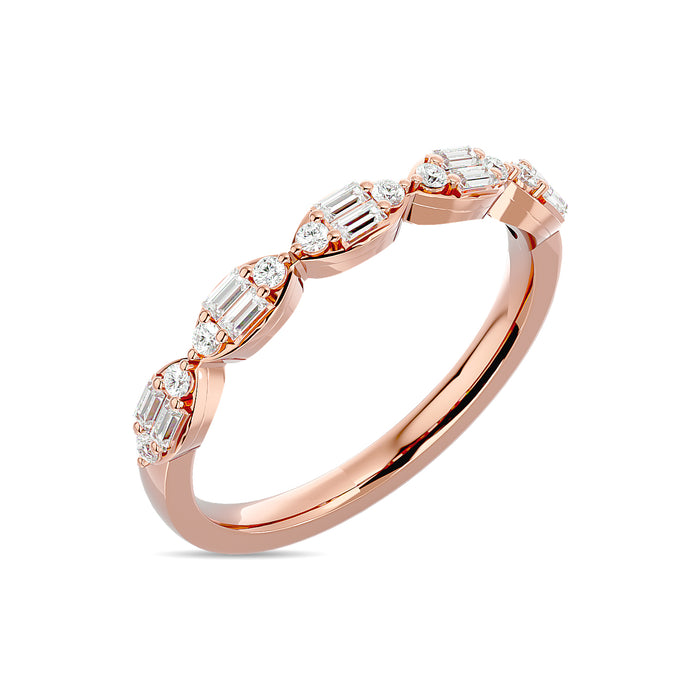 Diamond 1/4 Ct.Tw. Stack Band in 14K White Gold