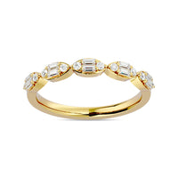 Thumbnail for Diamond 1/4 Ct.Tw. Stack Band in 14K Rose Gold