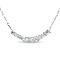 Thumbnail for Diamond 3/8 Ct.Tw. Fashion Necklace in 14K White Gold