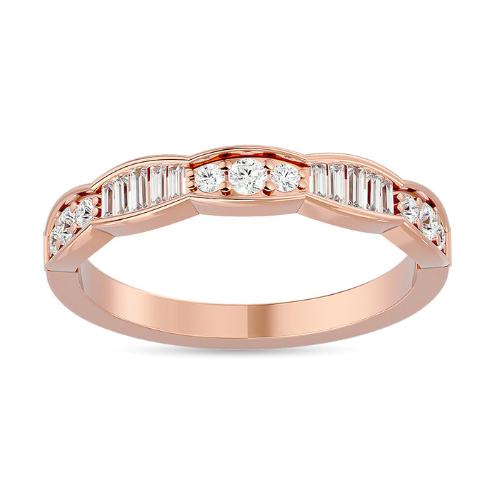 Diamond 1/3 ct tw Band in 14K Rose Gold