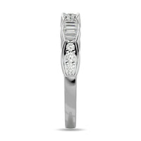 Thumbnail for Diamond 1/3 ct tw Stack Band in 14K White Gold