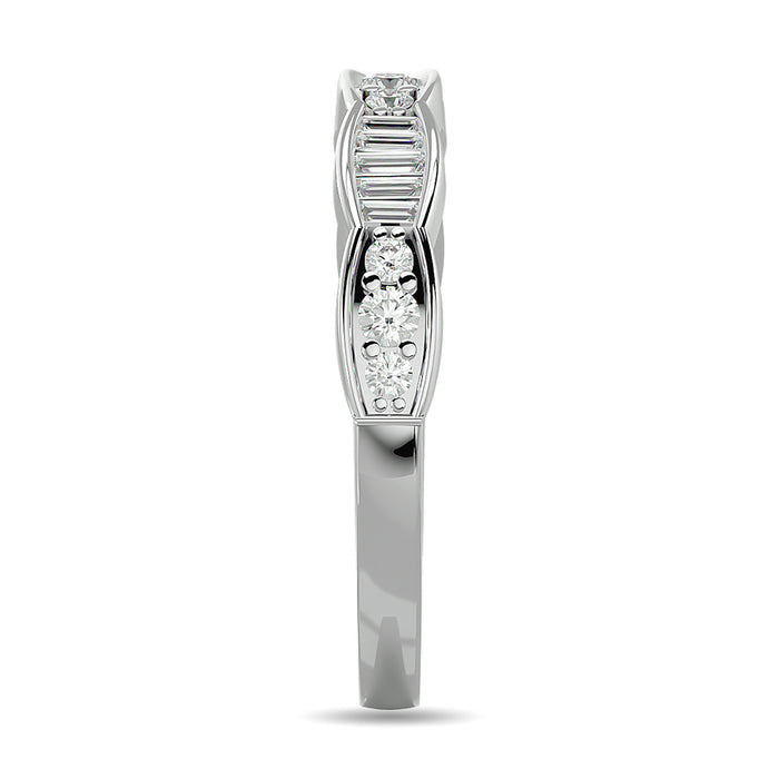 Diamond 1/3 ct tw Stack Band in 14K White Gold