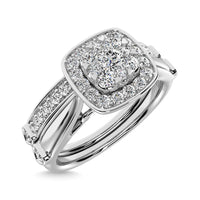 Thumbnail for Diamond 1/2 Ct.Tw. Bridal Ring in 14K White Gold