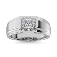 Thumbnail for Diamond 1/2 Ct.Tw. Mens Fashion Ring Ring in 14K White Gold