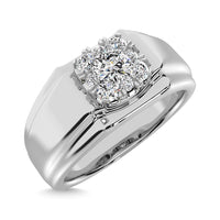 Thumbnail for Diamond 1/2 Ct.Tw. Mens Fashion Ring Ring in 14K White Gold