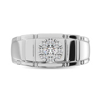 Thumbnail for Diamond 1/2 Ct.Tw. Mens Fashion Ring in 14K White Gold