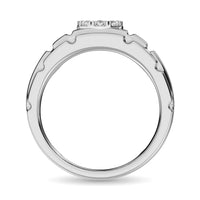 Thumbnail for Diamond 1/2 Ct.Tw. Mens Fashion Ring in 14K White Gold