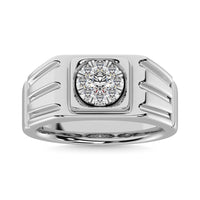 Thumbnail for Diamond 1/2 Ct.Tw. Mens Fashion Ring Ring in 14K White Gold