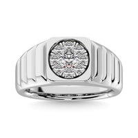 Thumbnail for Diamond 3/4 Ct.Tw. Mens Fashion Ring Ring in 14K White Gold