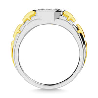 Thumbnail for Diamond 1 Ct.Tw. Mens Fashion Ring Ring in 14K Two Tone Gold