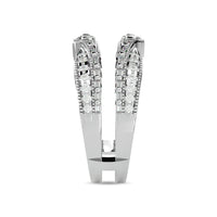 Thumbnail for Diamond 3/4 ct tw Round Cut Guard Ring  in 14K White Gold