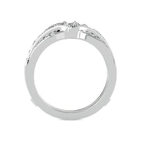 Thumbnail for Diamond 3/4 ct tw Round Cut Guard Ring  in 14K White Gold