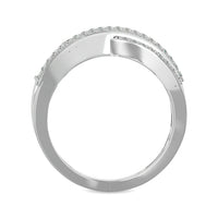 Thumbnail for Diamond 1 ct tw Crossover Fashion Ring in 14K White Gold