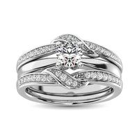 Thumbnail for Diamond 1/4 Ct.Tw. Guard Ring in 14K White Gold