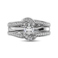 Thumbnail for Diamond 1/4 Ct.Tw. Guard Ring in 14K White Gold